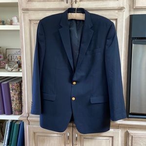 Lauren Ralph Lauren sports coat classic navy blue euc